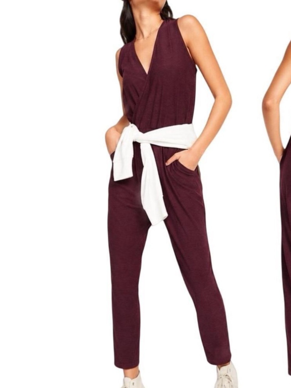 Old Navy Breathe ON Cross front sleeveless jumpsuit
